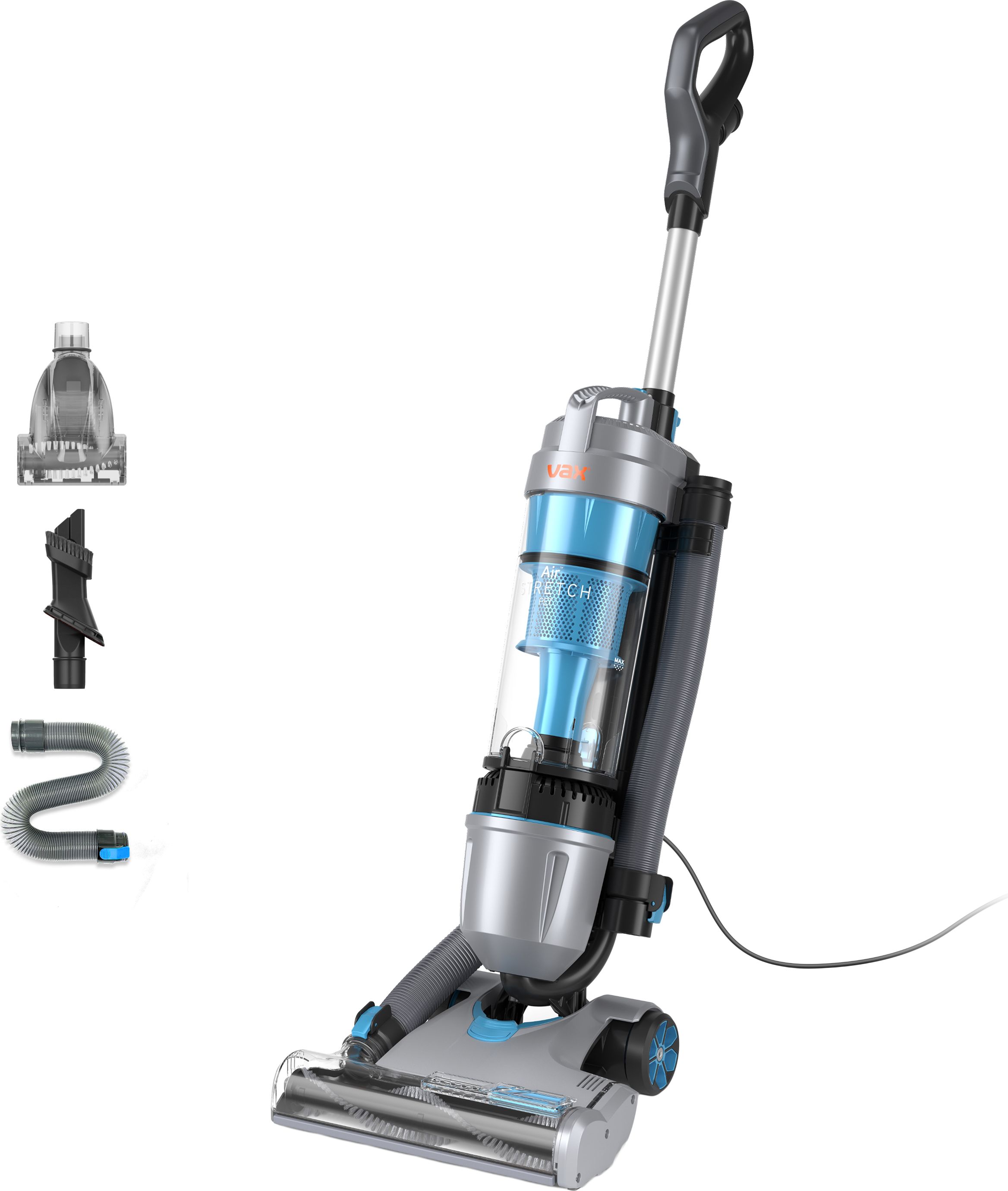 VAX U85-AS-PE Upright Vacuum Cleaner - Silver - Bagless - Turbo Tool
